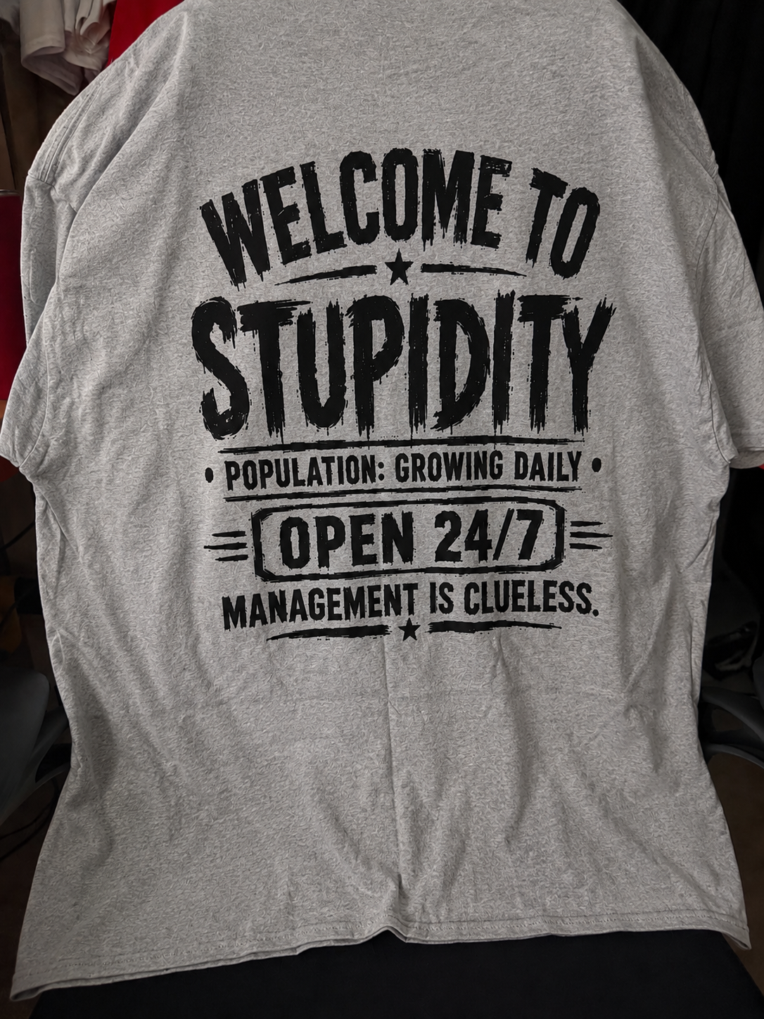 Welcome to Stupidity Graphic T-shirt