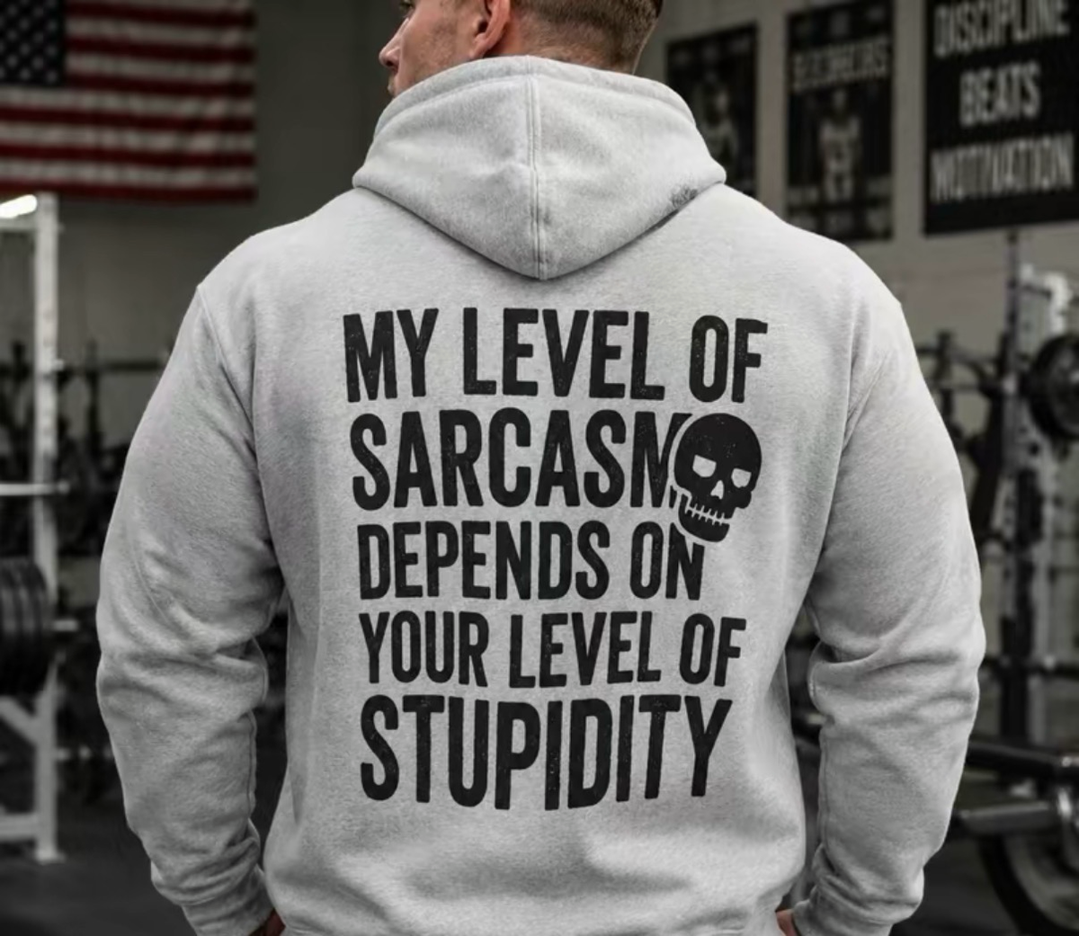 Funny Sarcasm T-shirt-My Level Of Sarcasm Depends on Your Level Of Stupidity