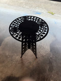 Personalized Steel Coffee Table- CNC Cut Metal Accent Table