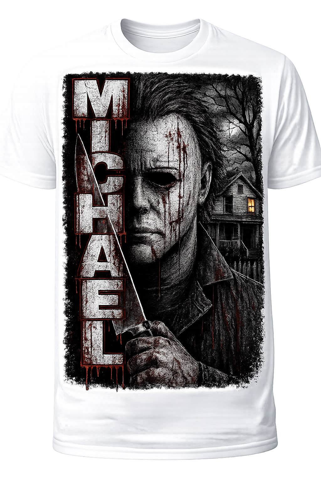 Michael Myers Halloween T-shirt horror Movie Graphic nTee Slasher Fan Shirt