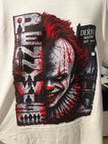 Pennywise Horror T-shirt Halloween Graphic Tee Scary Movie Inspired Shirt