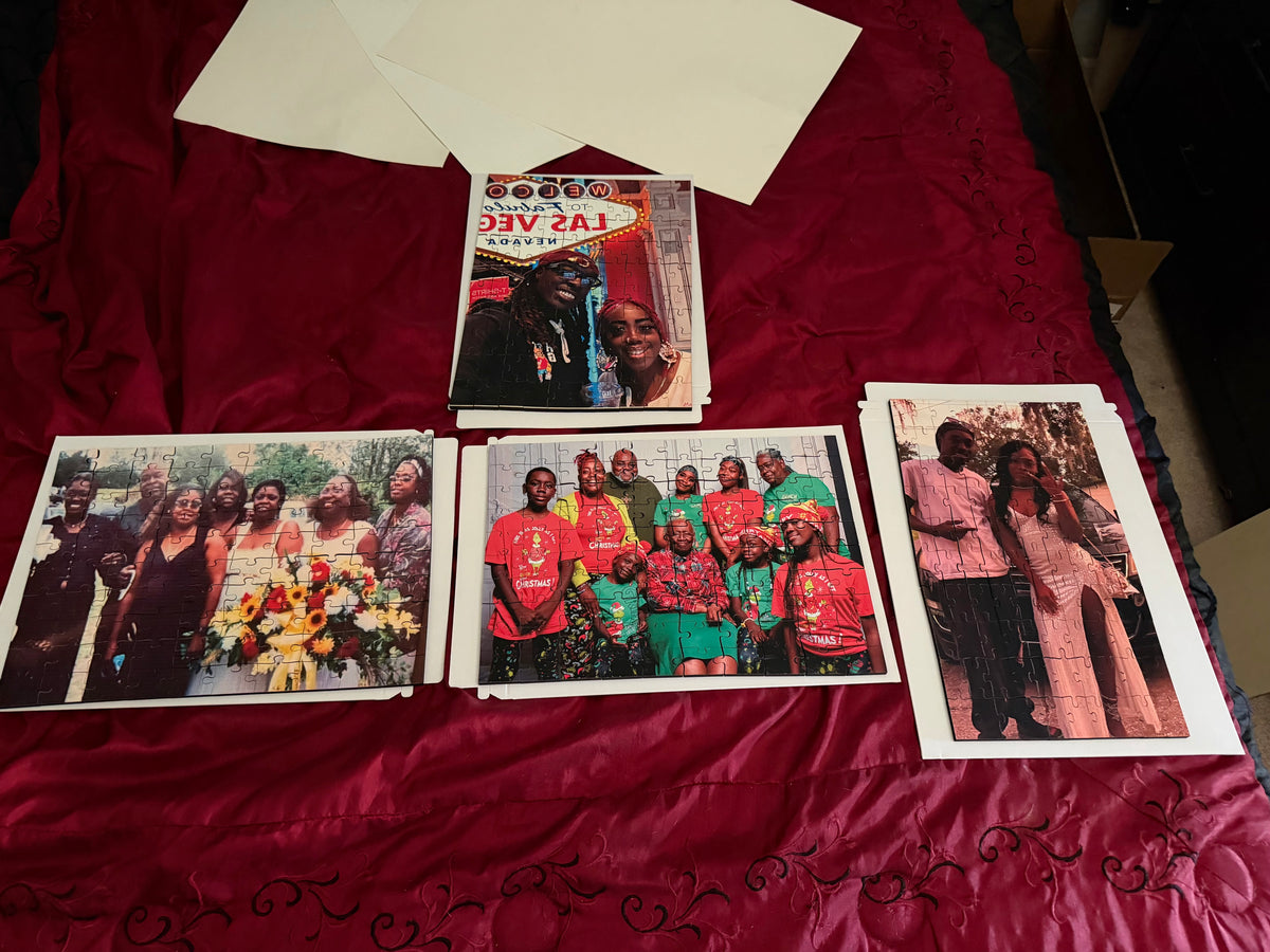 Custom Photo Puzzle personalized Picture Puzzle Family Gift