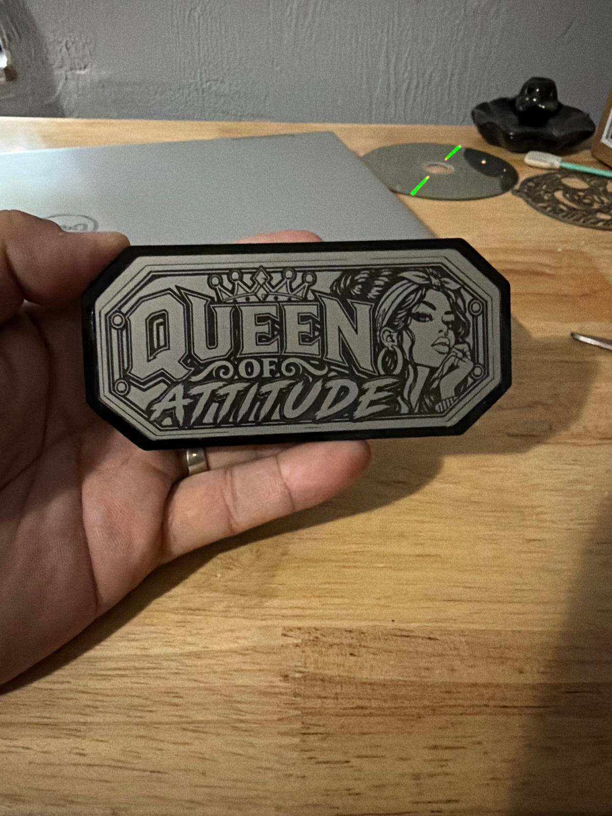 Custom vehicle Female Badge